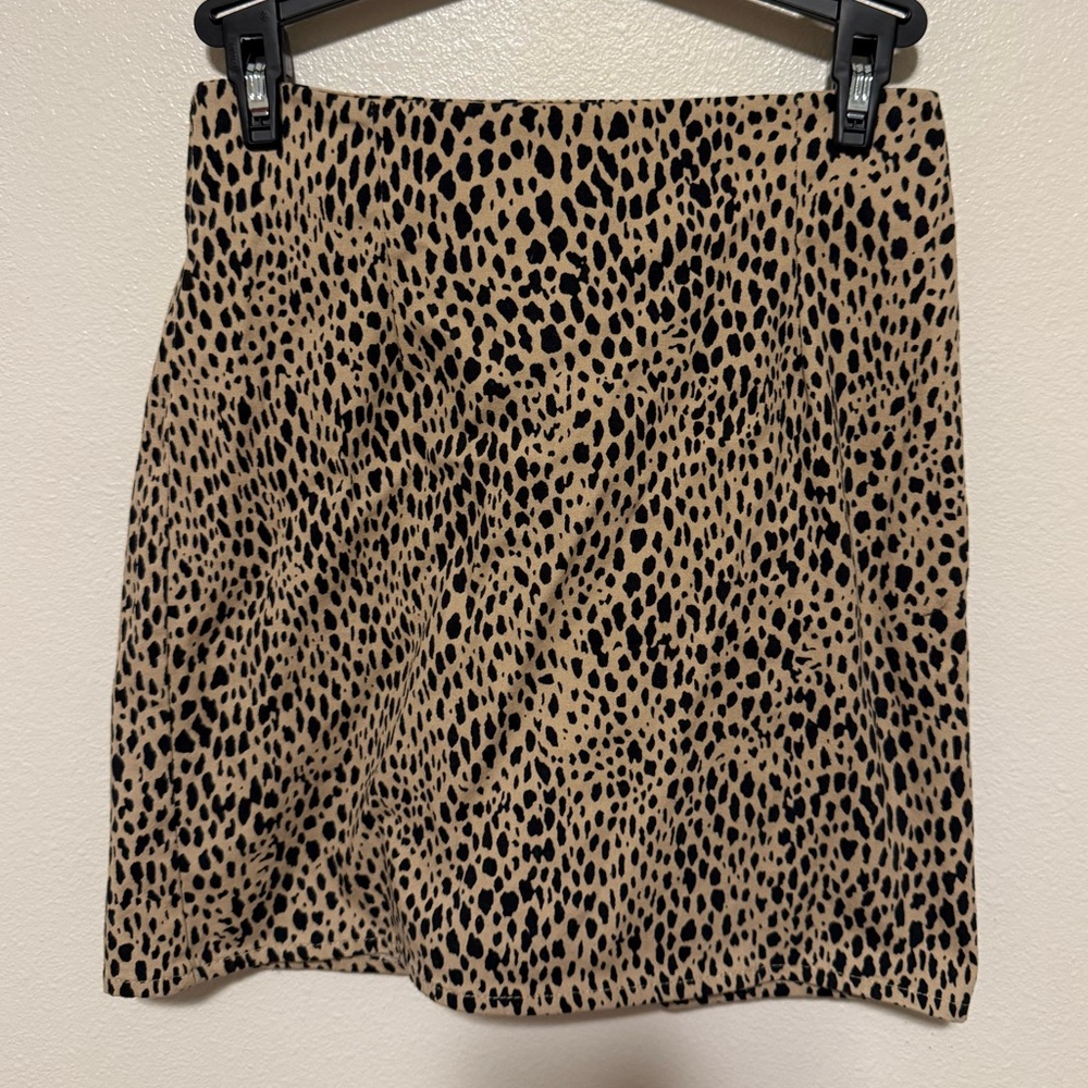 Brandy Melville Leopard Print Mini Skirt | One Size